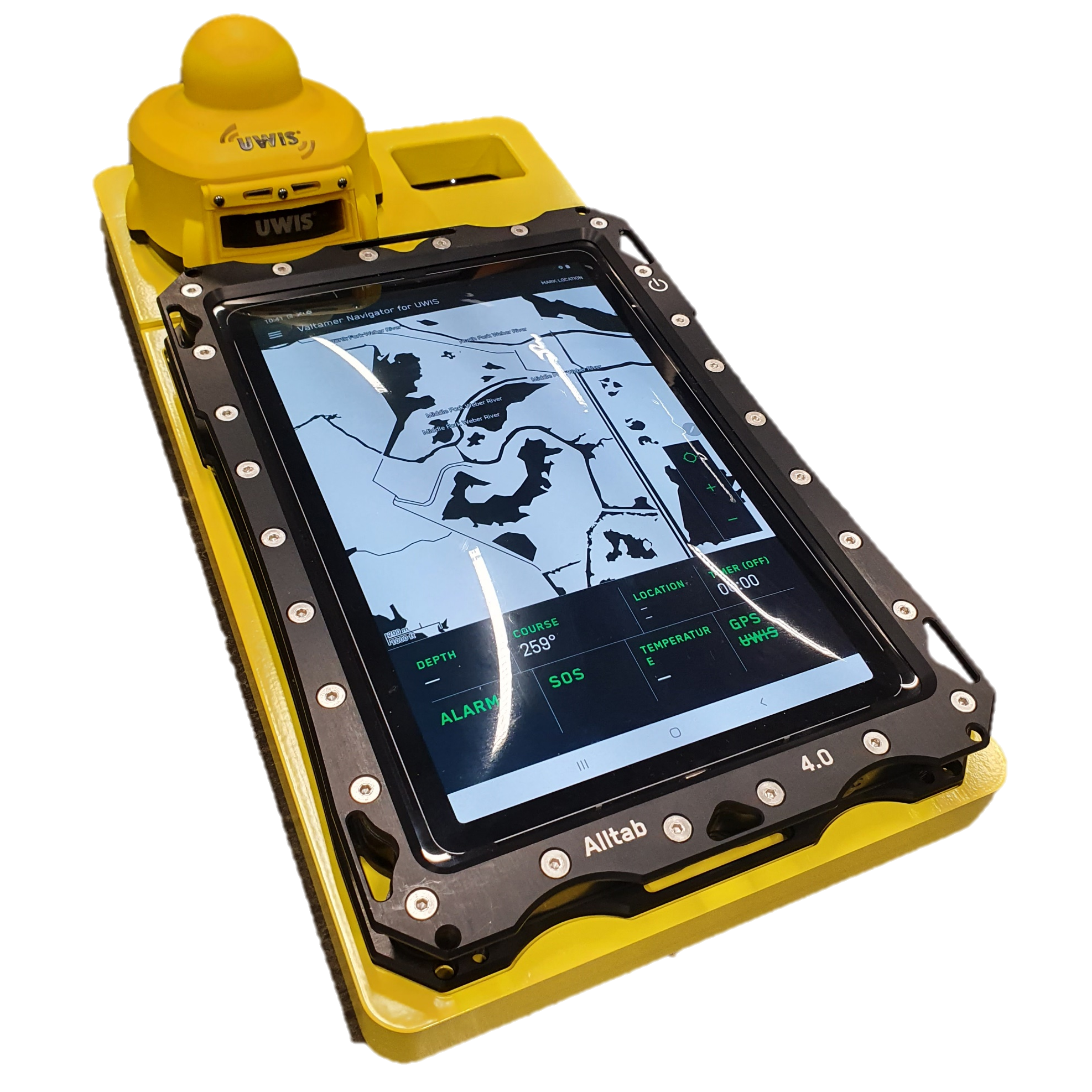 Underwater Precision Exploration with UWIS Tablet